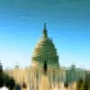 Capitol reflected in water
