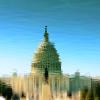 Capitol reflected in water