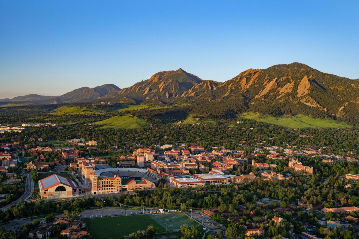 Ariel photo of University campus
