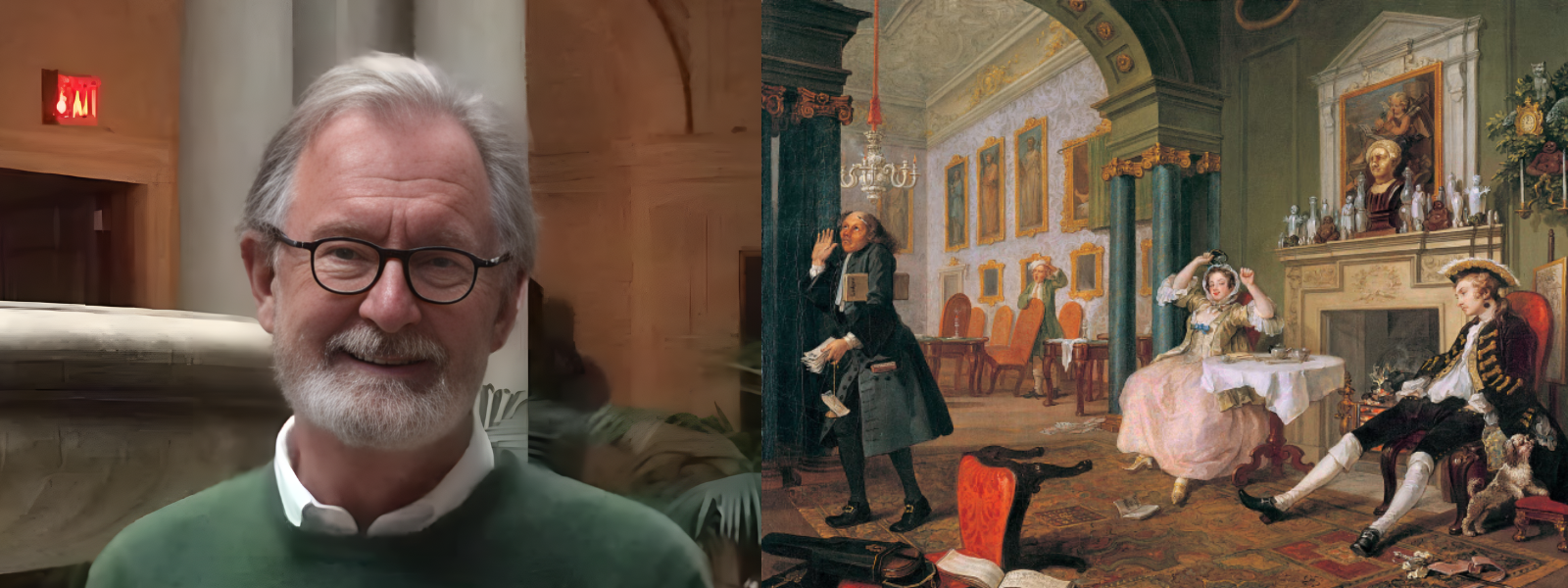 Professor John Stevenson (left)
