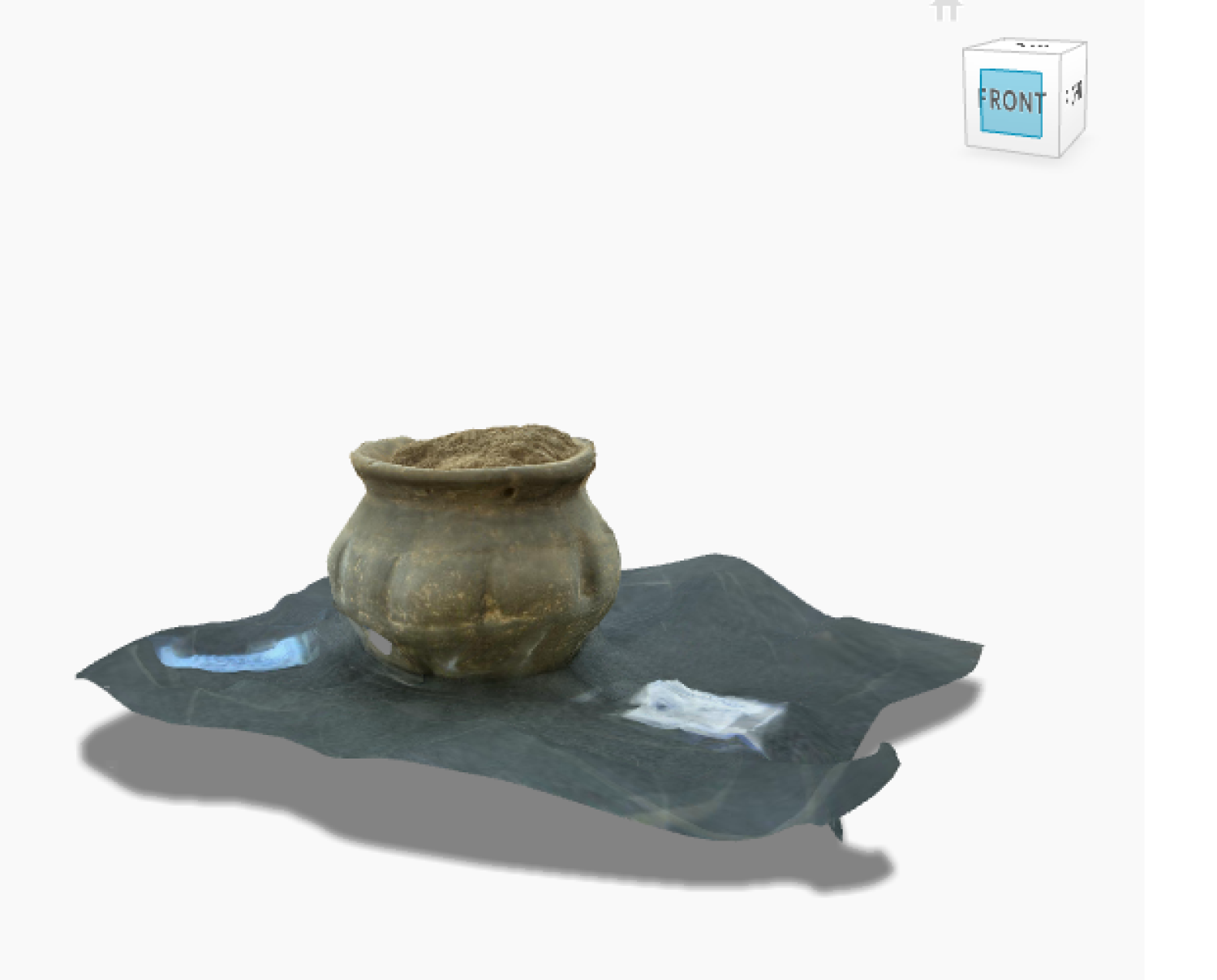 Photogrammetry of vessel from La Consentida in the Lower Rio Verde Valley. / Fotogrametría de una vasija de La Consentida en el valle del bajo río Verde.