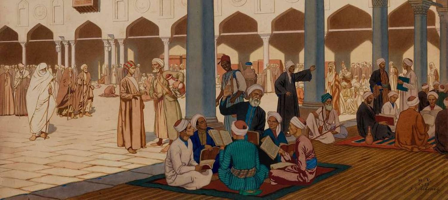 Scholars debating
