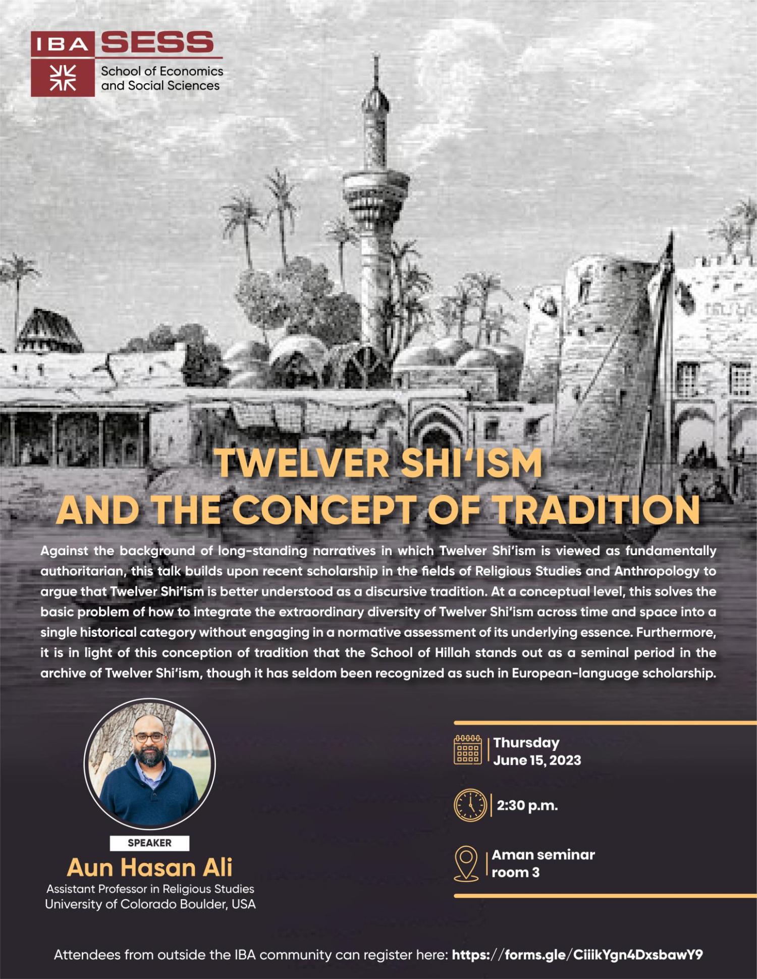 Aun Hasan Ali, University of Colorado Boulder, Religious Studies, Public Speaking, Shi'ism