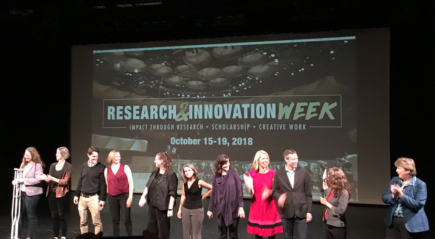 Sam Boyd with other faculty fellows