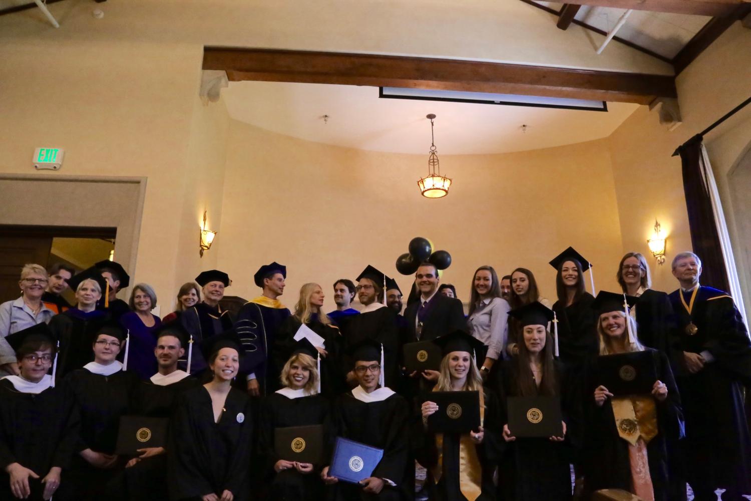 Graduates and Faculty