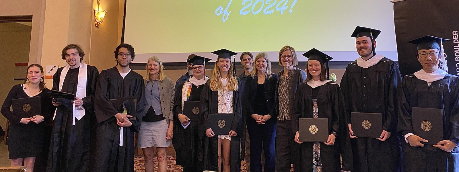 Group picture of RLST graduates and faculty