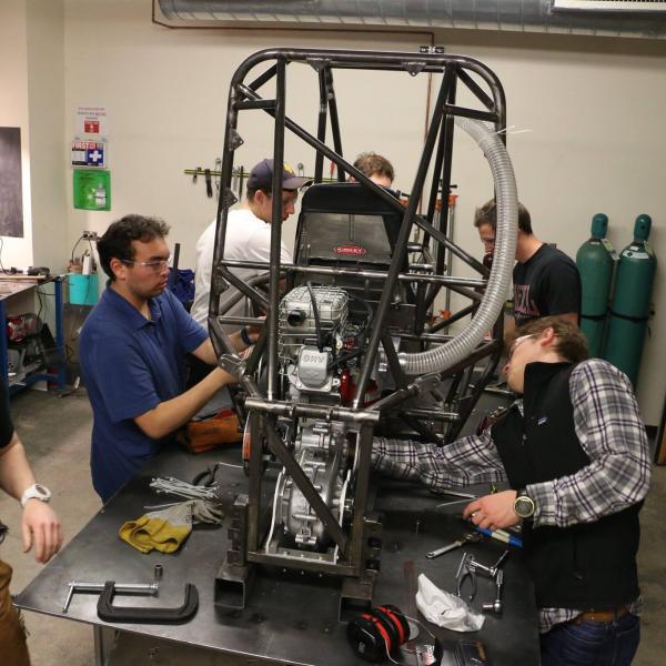 Working on frame