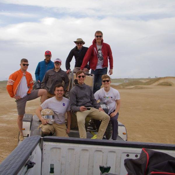 The team after the test day