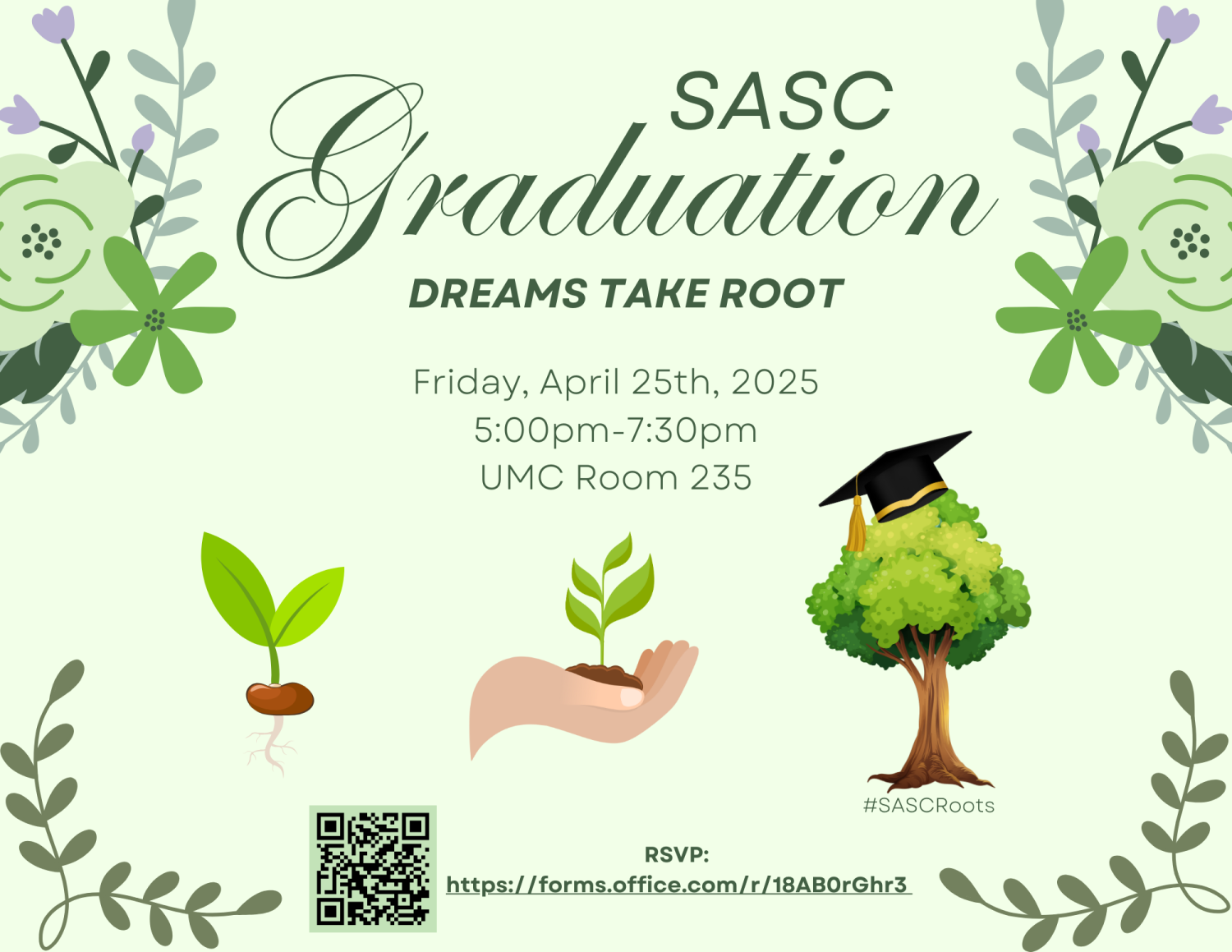 SASC Graduation 2025 Invitation