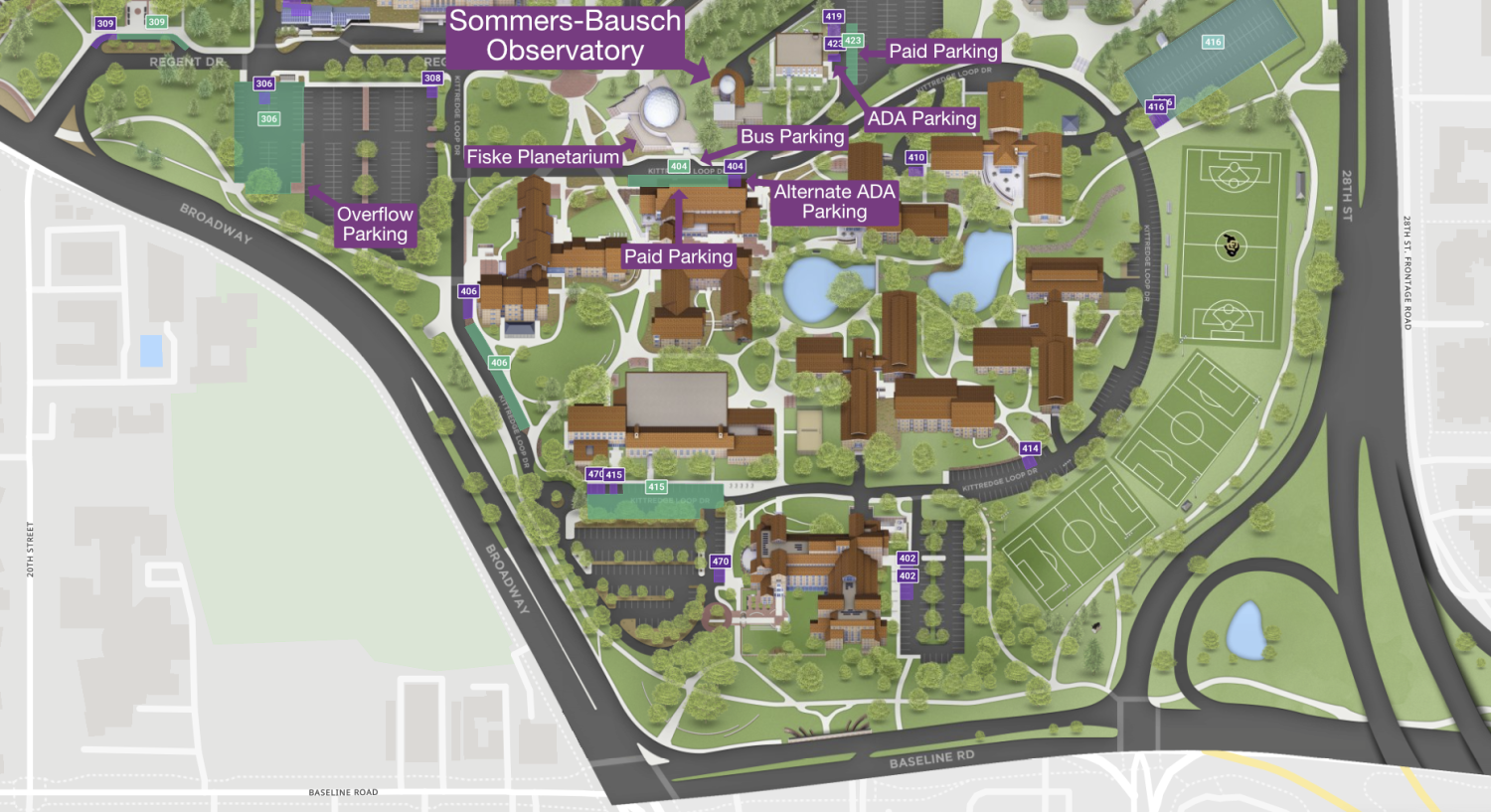 Guide for where to park near SBO
