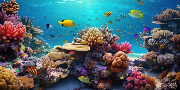 various ocean animals