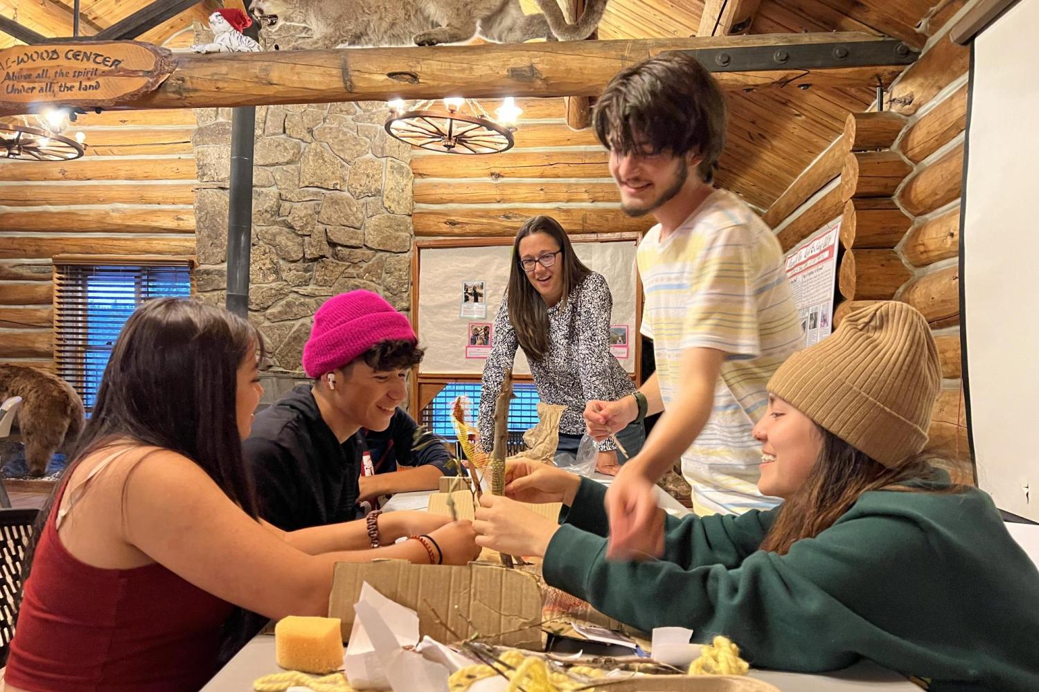 Teens work with Growing Up Boulder to brainstorm ideas for teen-friendly spaces designed to memorialize the Marshall Fire.