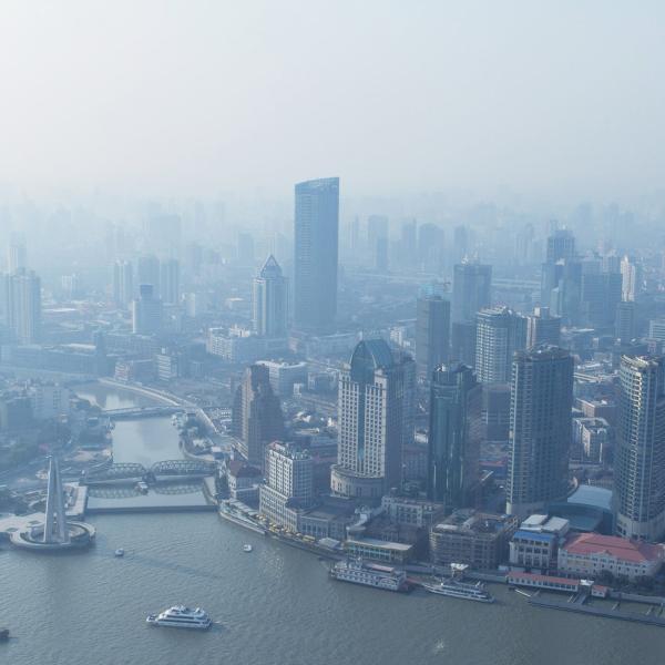 Air pollution in city