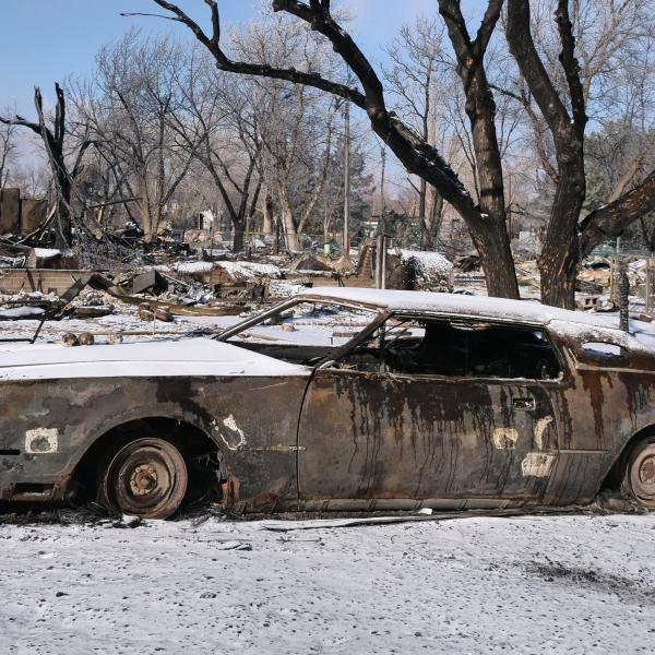 Neighborhood after the Marshall Fire
