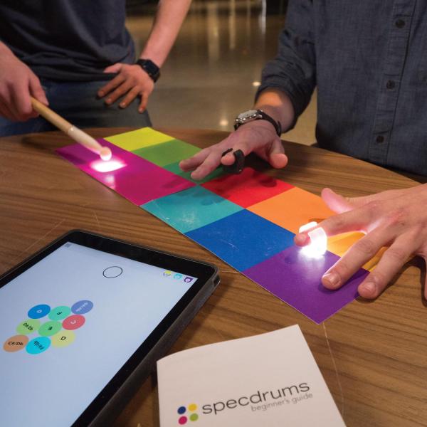 Students and their musical technology, Specdrums