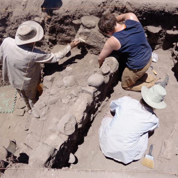 Archaeologists at Chaco Canyon