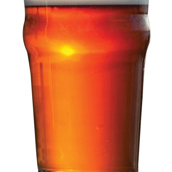 Fermented pint of beer