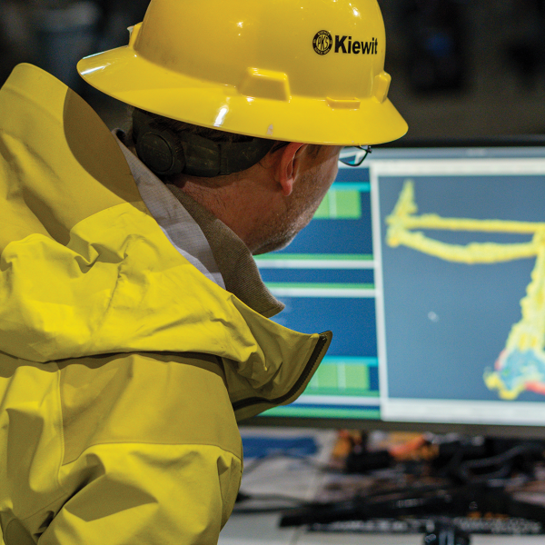 A modified Boston Dynamics Spot robot operates in an experimental mine in Colorado in preparation for the DARPA Subterranean Challenge.