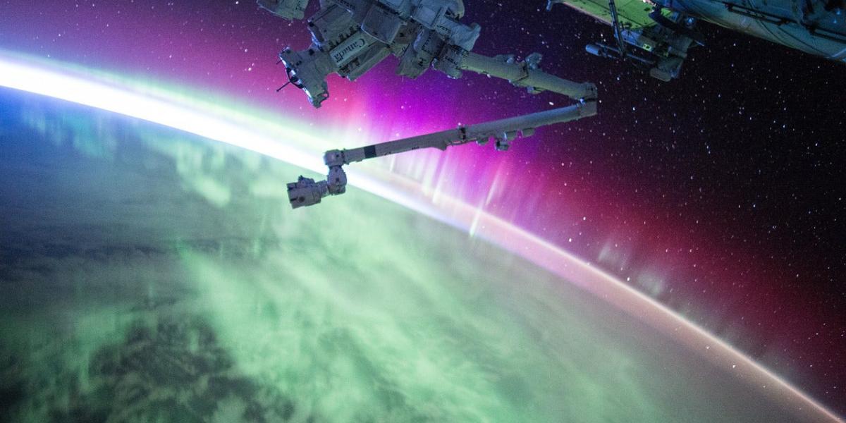 Satellite above earth