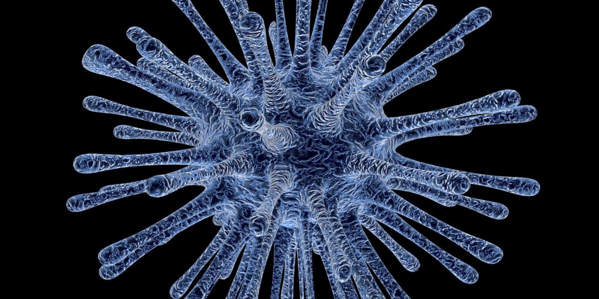 Virus infected cell graphic