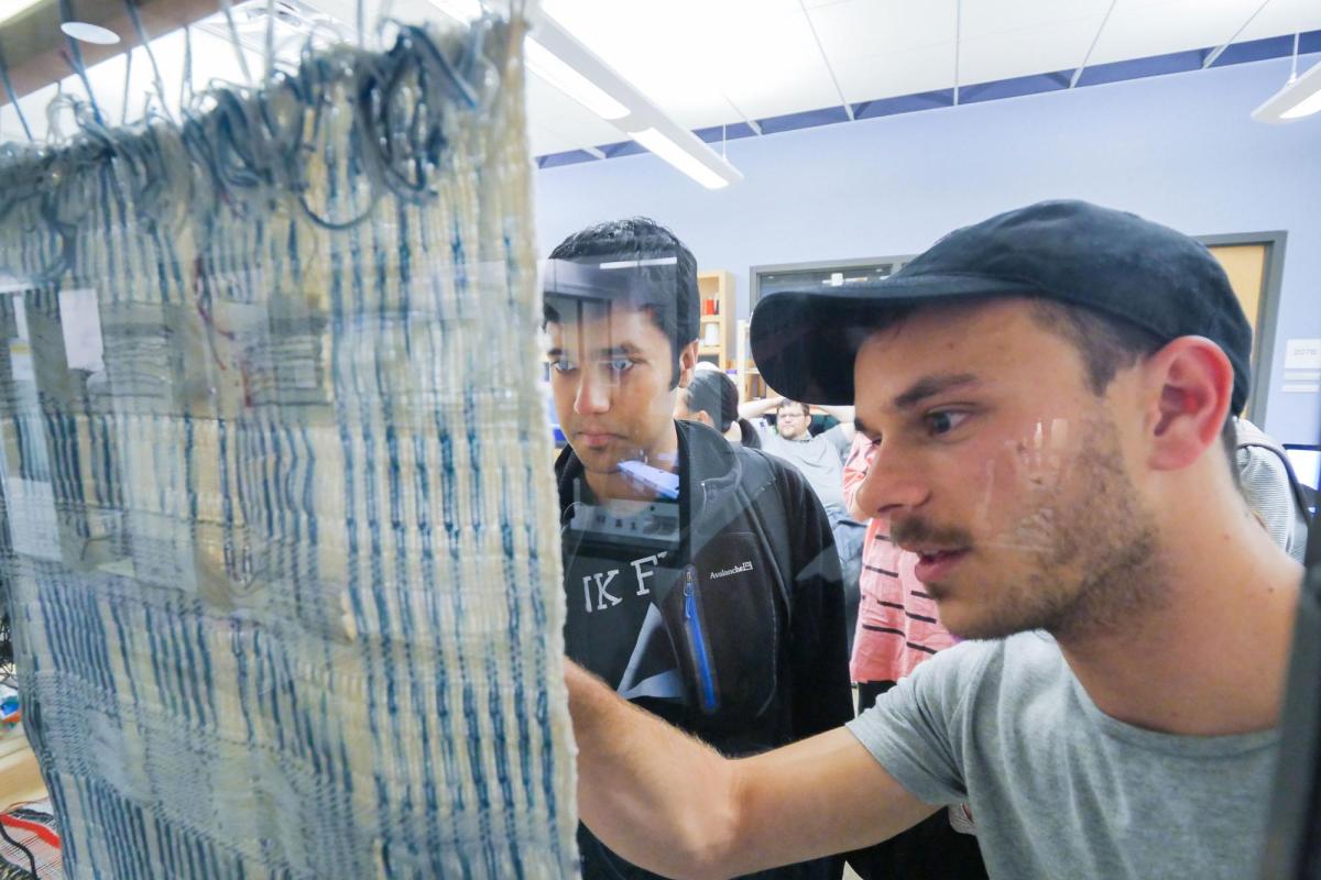Students in creative technology design class