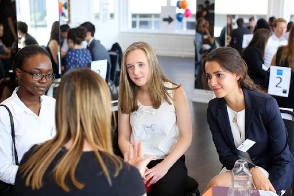 Students with professional mentors
