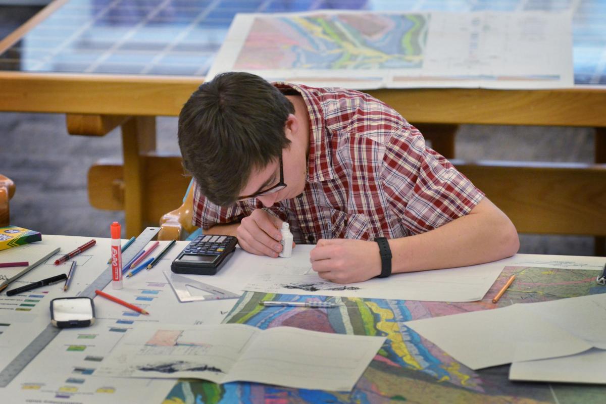Geography student