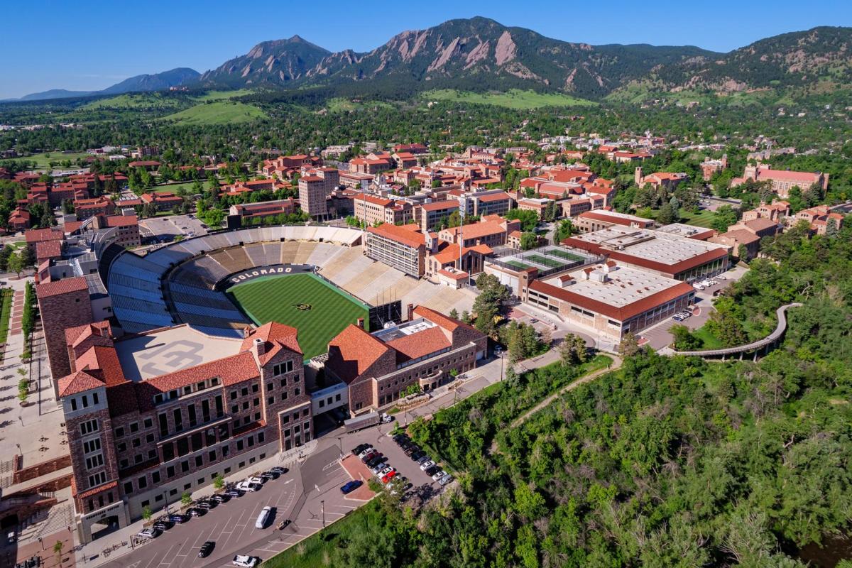 CU Boulder aerial