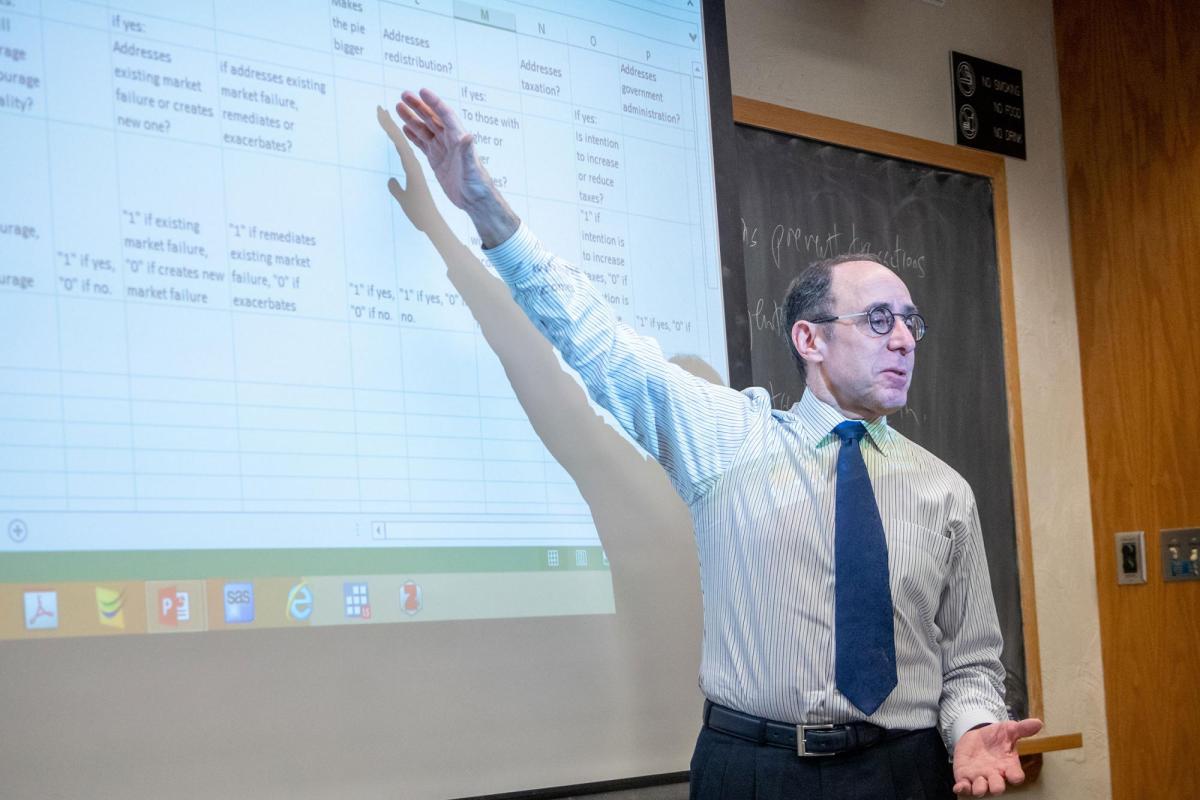 Faculty teaching class