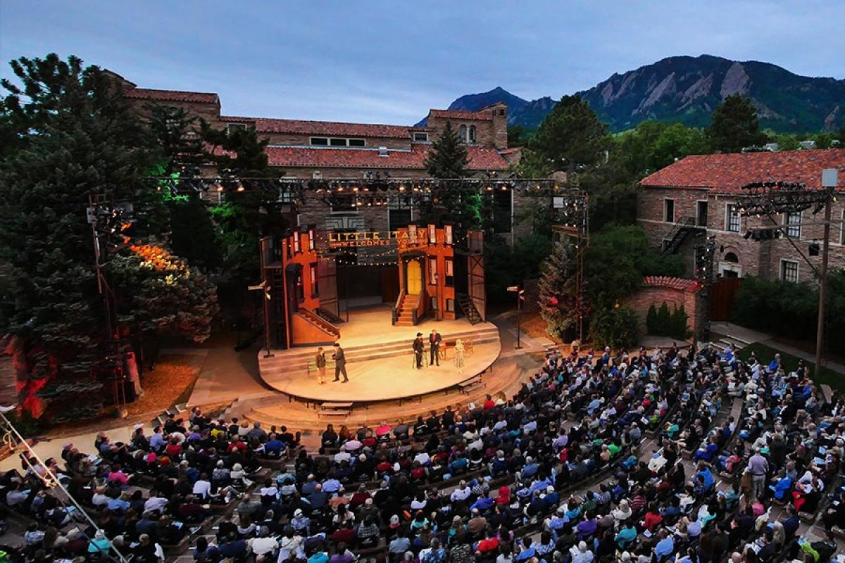 A performance at the Shakespeare Festival