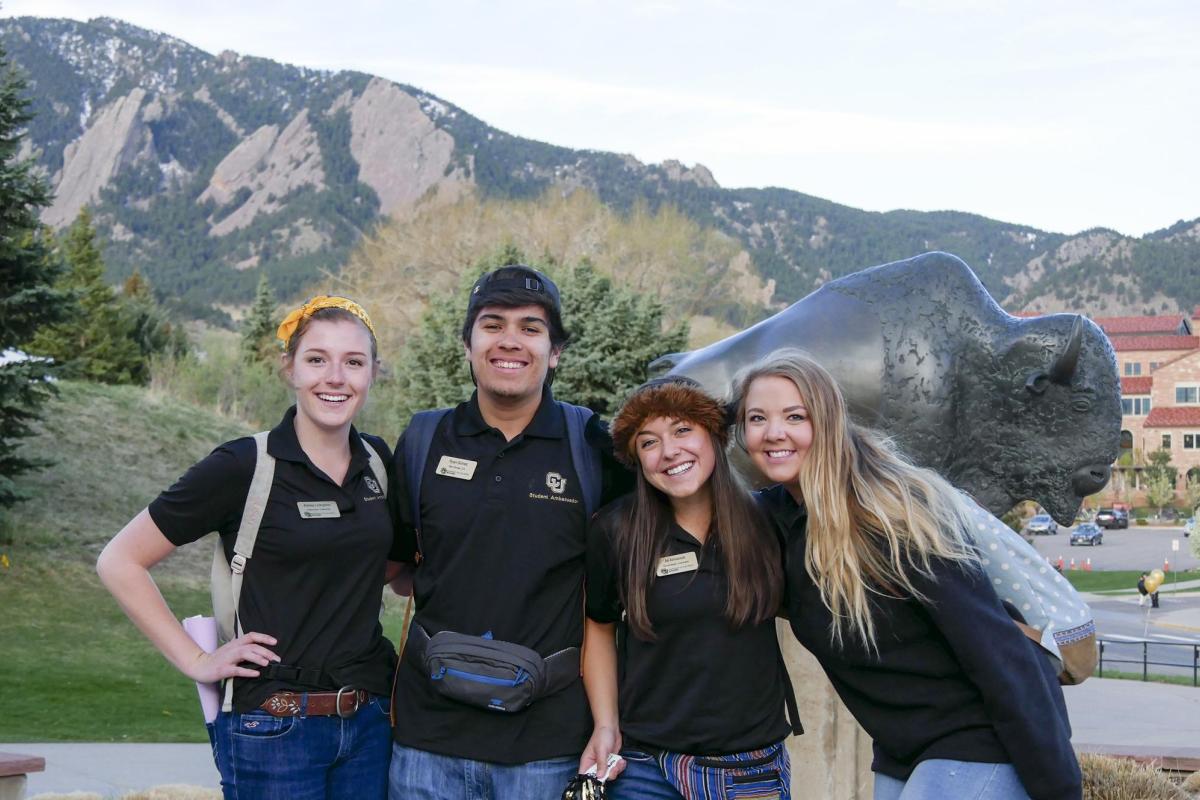 Ambassadors at Admitted Student Day