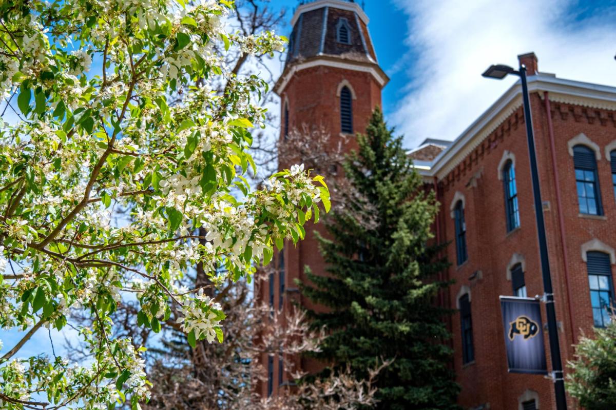 Old Main in spring