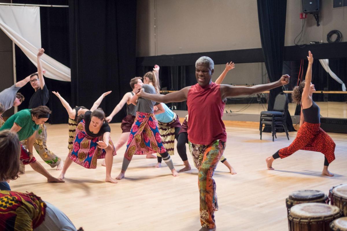 African dance class