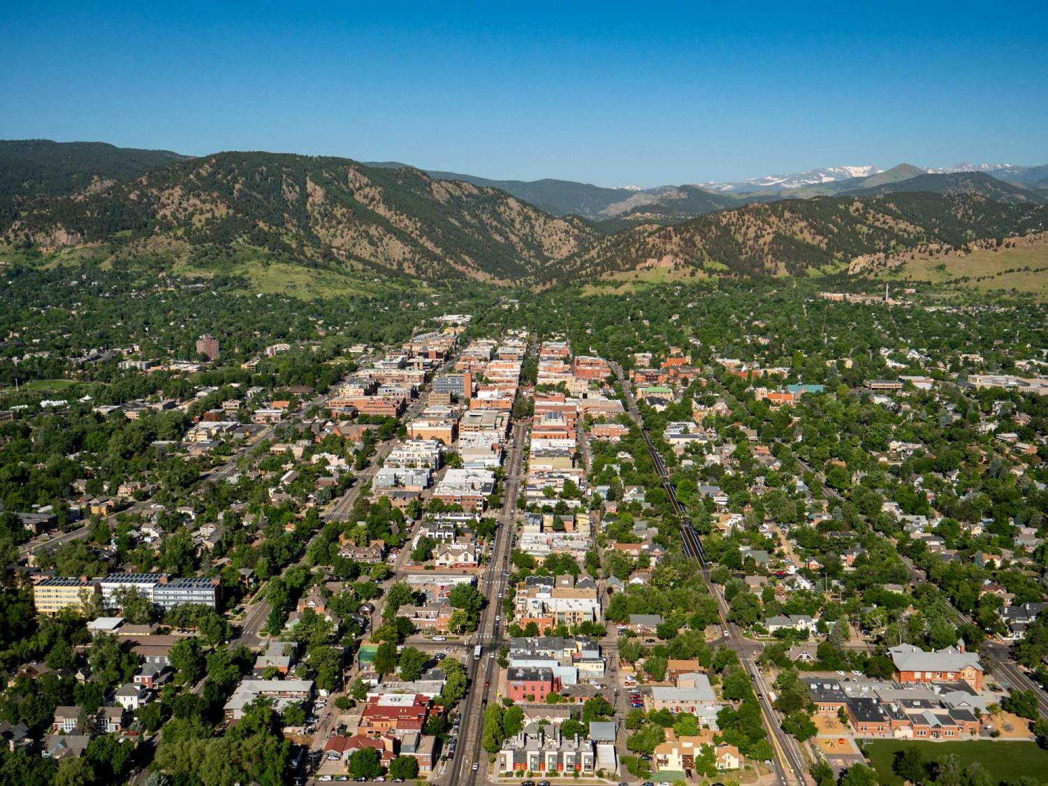 Aerial of Boulder