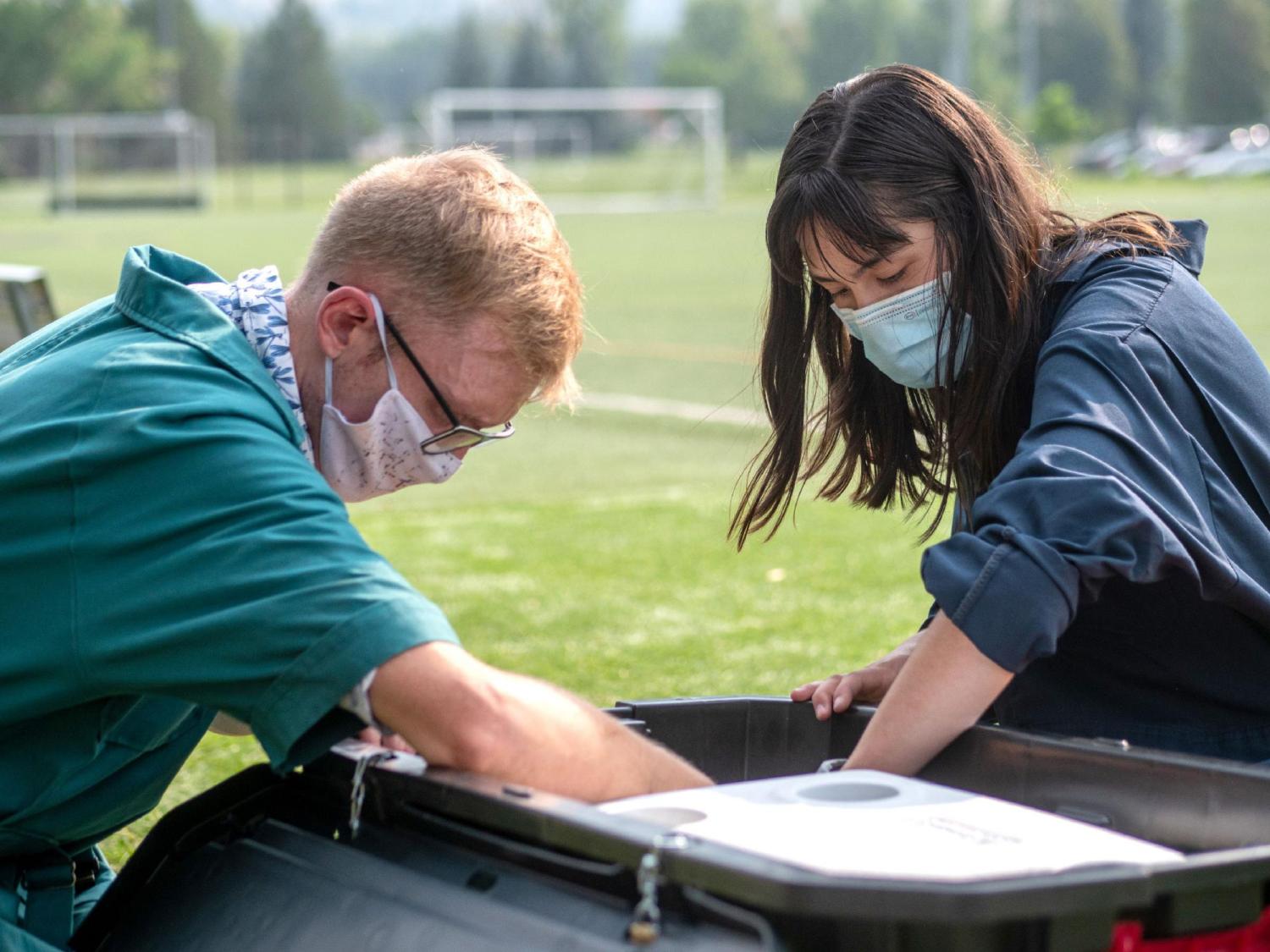 Wastewater monitoring on campus