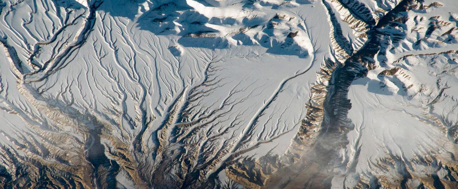 Satellite image of cryosphere
