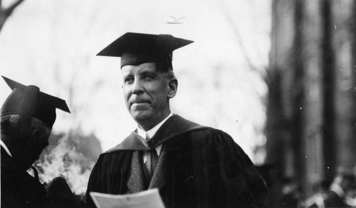 George Norlin at commencement