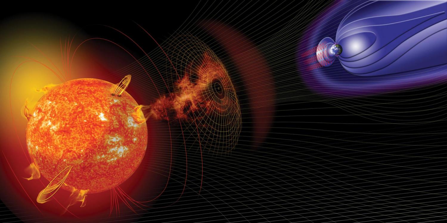 Space weather illustration