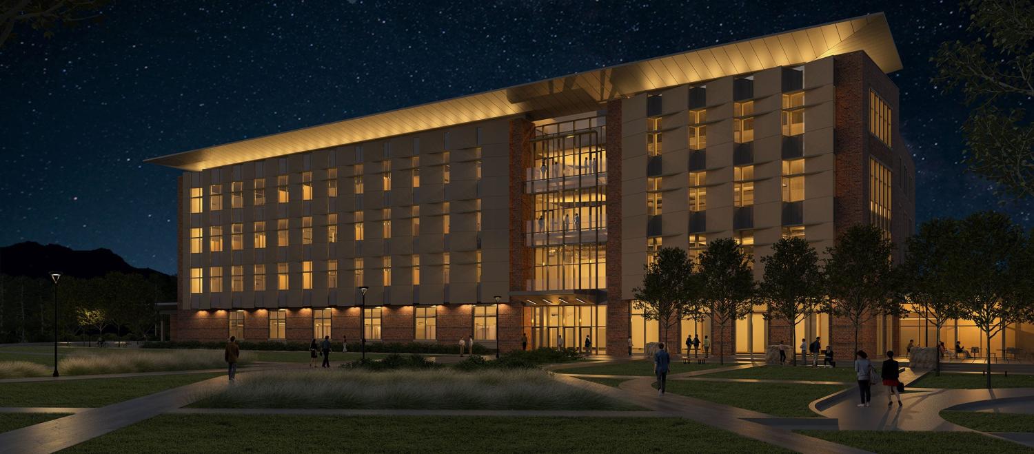 Aerospace building rendering