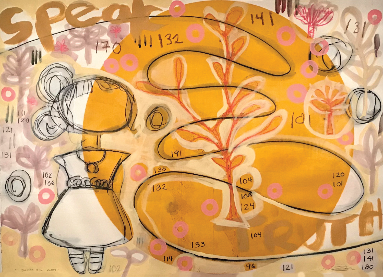 "Speak Truth" by Melanie Yazzie, professor of art practices and head of printmaking in CU Boulder's Department of Art and Art History