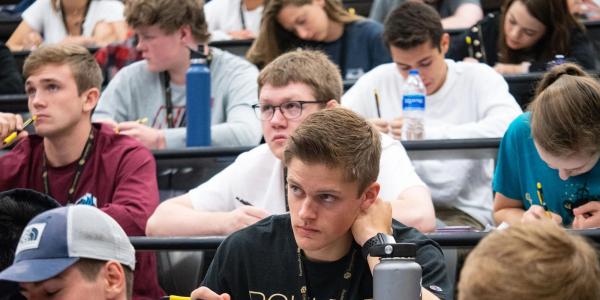 Students in lecture hall