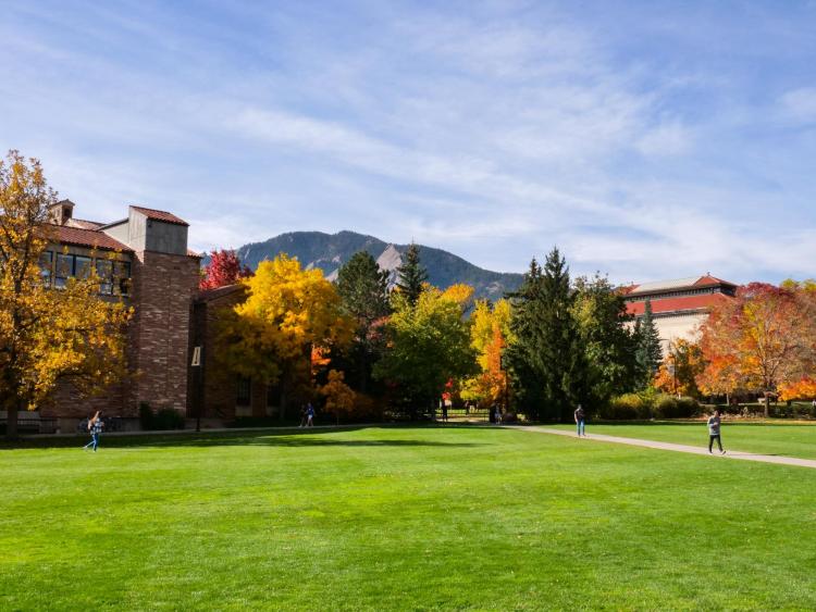 CU Boulder in the Autumn