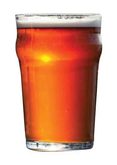 Fermented pint of beer