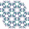 Crystal structure of a layer of graphyne