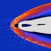 A simulation snapshot revealing high-speed jets of plasma forming in Earth’s magnetosphere