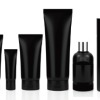 Blacked out containers like those used for shampoos, lotions and similar household products 