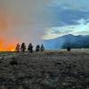 View of the Tunnel Fire seen from Bonito Park on April 19, 2022