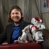 Dan Szafir with robot