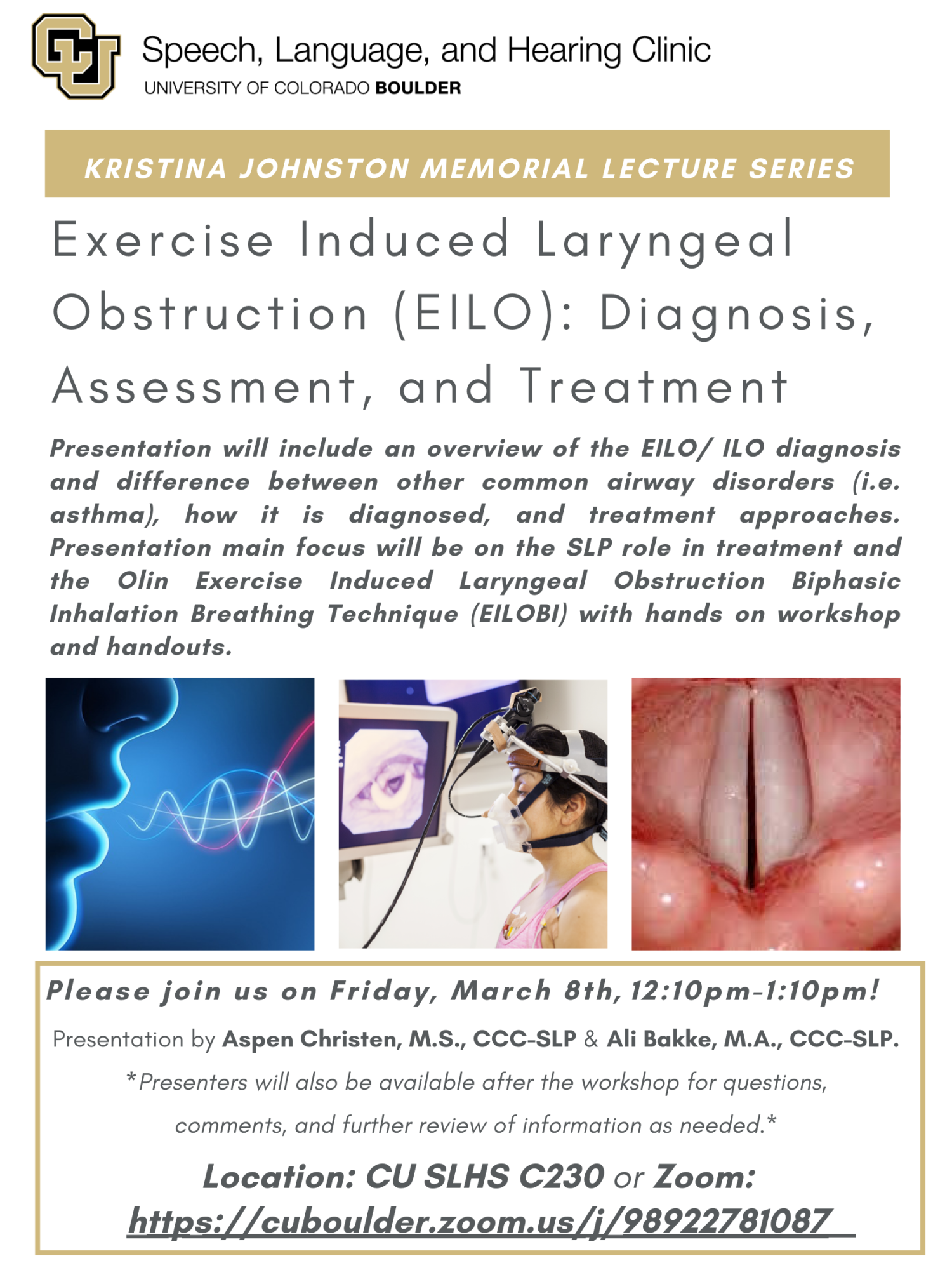 SLHS Presents: Exercise Induced Laryngeal Obstruction: Diagnosis ...