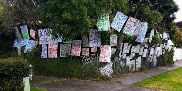 Free Speech signs